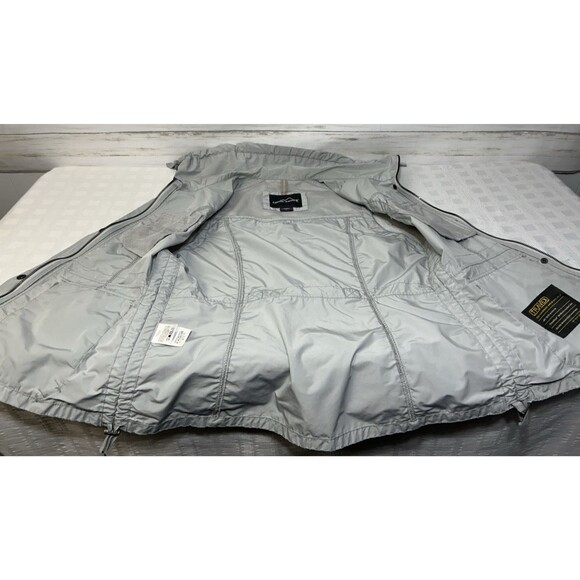 Eddie Bauer TRAVEX Trekker Vest Women's LARGE Light Gray Utility Field POCKETS - Picture 13 of 16
